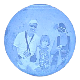 USB 3D printed Moon - Image 2